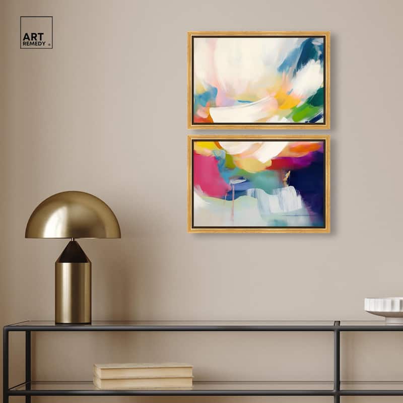 Riot of Color I Canvas Set of 2 by Art Remedy