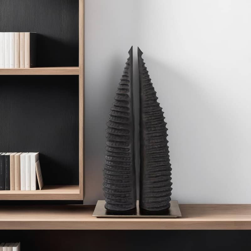 Lamu Abstract Sculpture - 13.3/4H x 18W x 6.3/4D