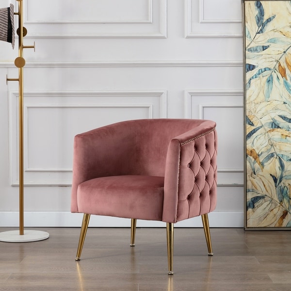 Curved velvet chair shop