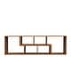 preview thumbnail 40 of 52, Nestfair Double L-Shaped TV Stand with Display Shelf and Bookcase