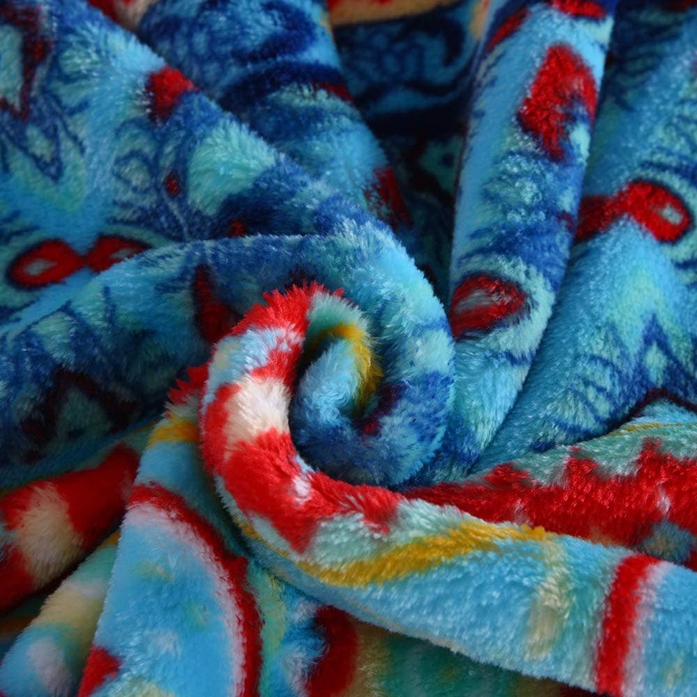 Patterned fleece online blanket
