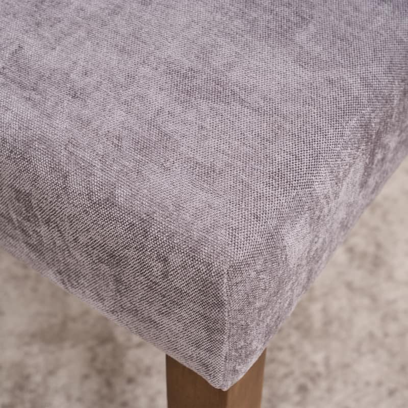 Boucle Fabric Upholstered Dining Chairs (Set of 2)