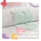 preview thumbnail 28 of 36, Intelligent Design Kids Madeline Floral Reversible Tufted Chenille Duvet Cover Set
