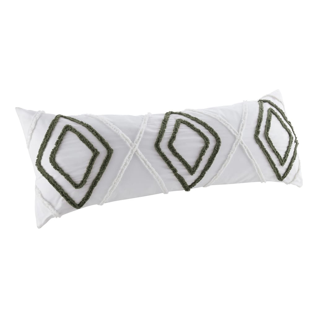 Sweet Jojo Designs Cotton Boho Arrow Boy, Girl, Unisex/Gender Neutral Body Pillow Cover Case 54x20 (Pillow Not Included) - Green