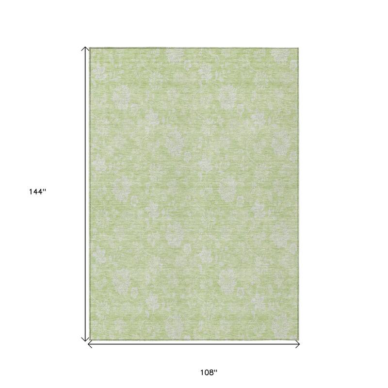 HomeRoots Floral Transitional Rectangle Outdoor Rug