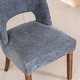 preview thumbnail 86 of 144, Wooden Dining Chairs Set of 2/4/6,Modern Fabric Upholstered Dining Room Chair Kitchen Chairs