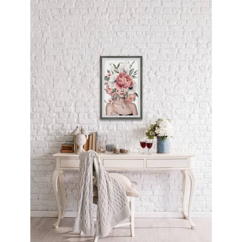 Enchanted Beauty Framed Wall Art, Elegant Home Touch - Sophisticated Artwork for Refined Décor