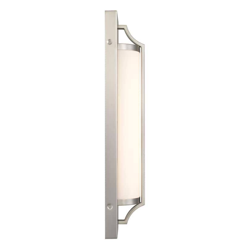 18-Inches Brushed Nickel Integrated LED Modern Contemporary Bathroom Vanity Light Bar - Brushed Nickel