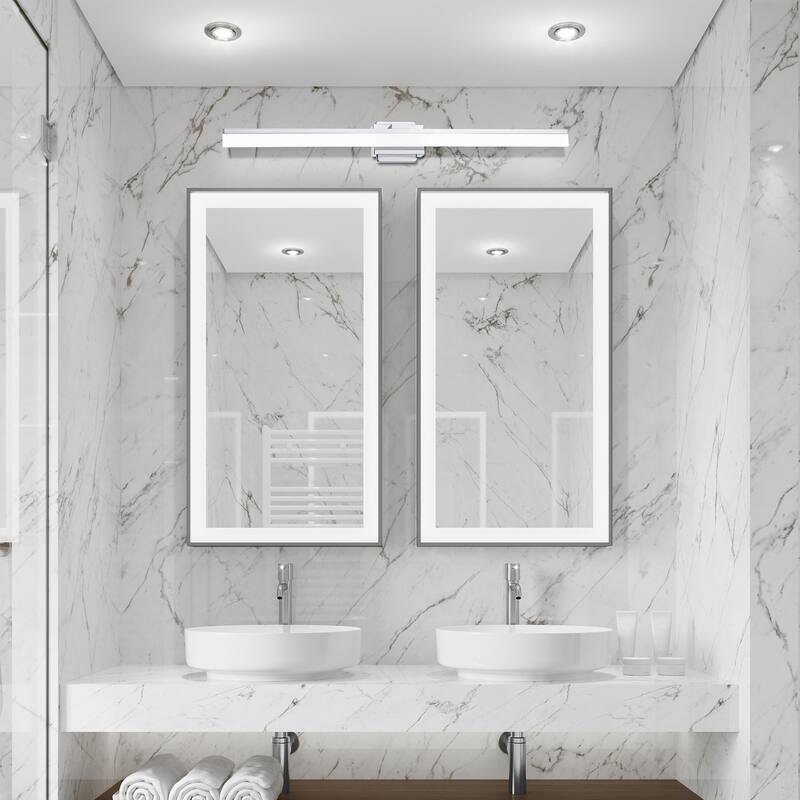 Palmital Bath/Vanity Light with Clear Shade - Chrome