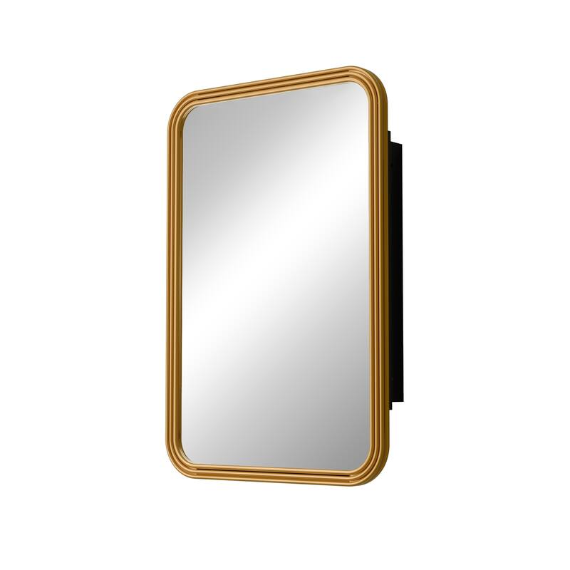 Dovelina Medicine Cabinet Wall-Mounted Cabinet with Magnetic Doors - 35.4*23.6