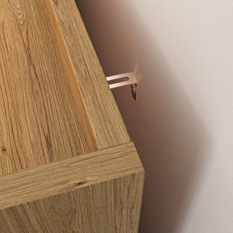 Mieres Dresser for Bedroom, 41.3" Tall Dresser Chest of Drawers, 4-Drawer Chest with Wooden Base and Metal Drawer Handle Design