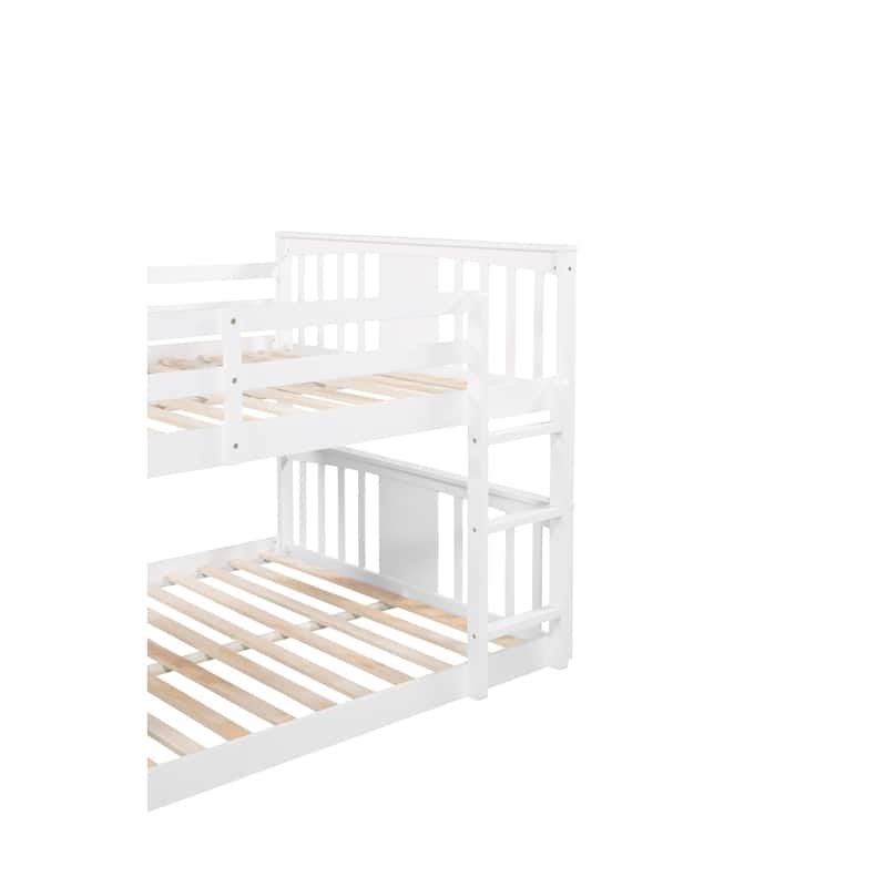 Full Over Full Bunk Bed with Ladder