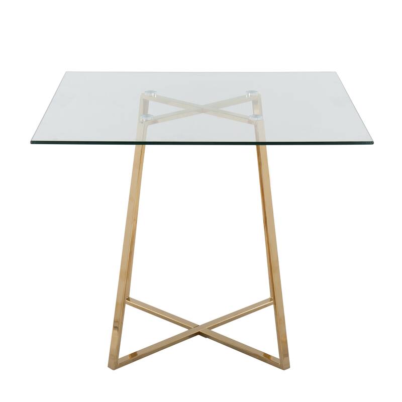 Silver Orchid Pugo Square Dining Table