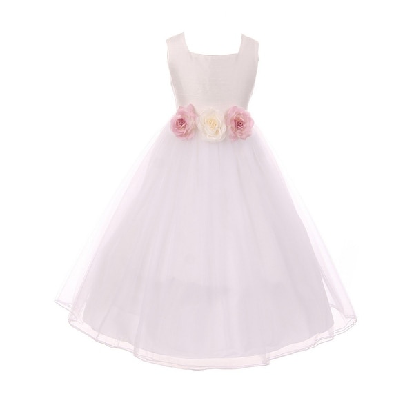 silk tulle dress