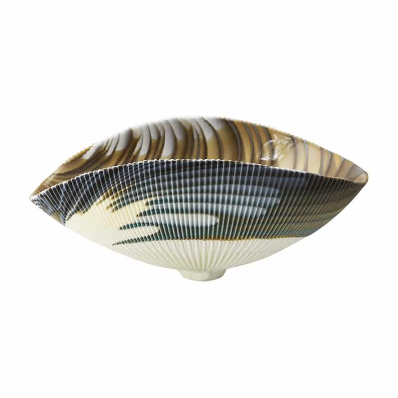 Amalfi Handmade Murano Glass Bathroom Sink - 17.5x12x6.75