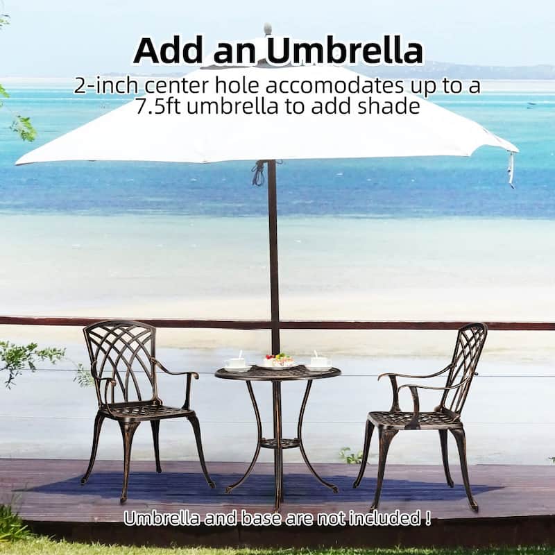 Cast Aluminum Bistro Set