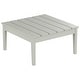preview thumbnail 41 of 72, Polytrends Shoreside HDPE Eco-Friendly All Weather Square Modern 32" Conversation Table