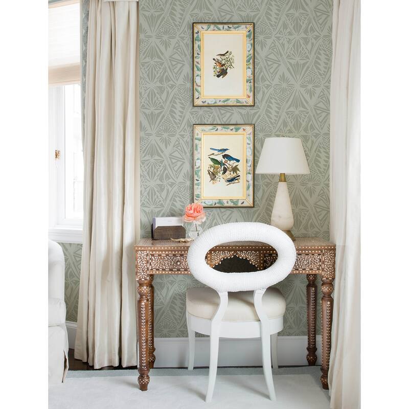 A-Street Prints Urbane Sage Diamonds Wallpaper