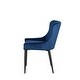 preview thumbnail 16 of 18, Modern Dining Room Furniture Metal Legs Fabric Dining Chair, Set of 2