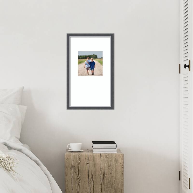 Eva Black Silver Thin Framed Picture Frame, Photo Frame