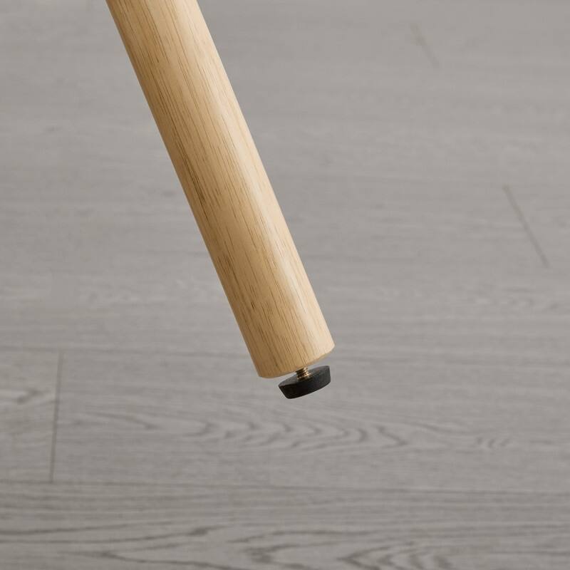 Spruce & Spring Modern Dining Chair with Handwoven Rope Back