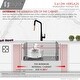 preview thumbnail 23 of 31, STYLISH 25 inch Stainless Steel 16G Workstation Undermount Kitchen Sink - 25" x 19" x 10"