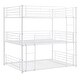 preview thumbnail 13 of 25, Industrial Charm Full-Full-Full Metal Triple Bed with Built-in Ladder
