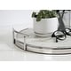 preview thumbnail 10 of 44, Kate and Laurel Marbury Round Metal Tray