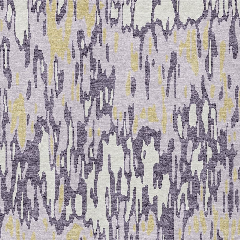 HomeRoots Striped Transitional Rectangle Outdoor Rug