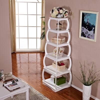 Multi-Purpose Shelves 5 Tier Bookshelf Bookcases