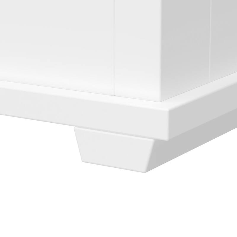 Large Corner Dog Crate Furniture for 2 Dogs, L Shape Dog Crate Cage - 58.7"X41.1"