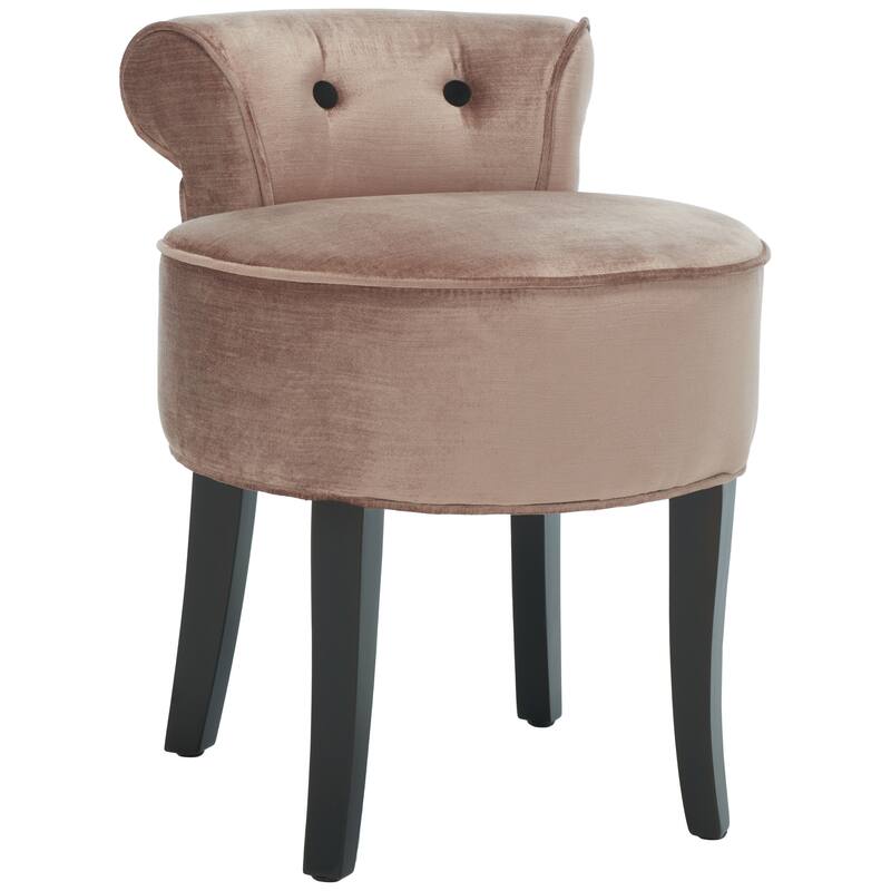 SAFAVIEH Aja Vanity Stool - 17.9" x 19" x 22.8" - 18Wx19Dx23H