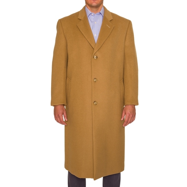 Braetan Mens Wool Blend Classic Fit Peacoat