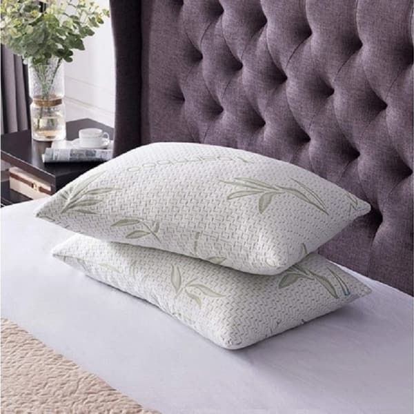 Bamboo Memory Foam Pillow Orthopedic Comfortable Twin Queen King Sleep Pillows