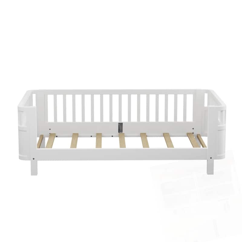 Wood Low Profile Bed Wood Platform Bed for Kids