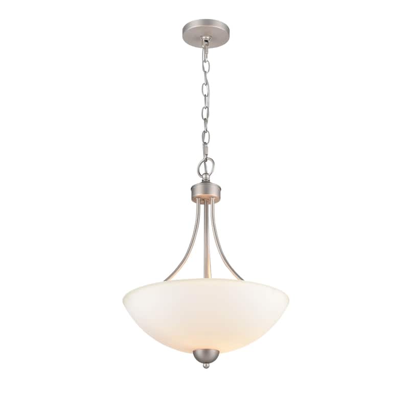 Millennium Lighting Ivey Lake 2 Light Metal Pendant in Multiple Finishes - Satin Nickel