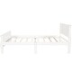 preview thumbnail 6 of 7, Platform Bed In Classic Oak Veneer for The Comfort Of Nature, with Headboard and Footboard - Full Size, White