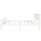 preview thumbnail 7 of 97, Wood Frame Platform Bed with Curved Headboard and Footboard