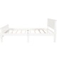 preview thumbnail 6 of 7, Wood platform bed with headboard and footboard for durability - Full Size, White