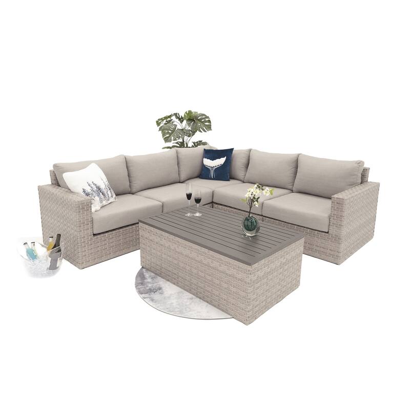 Avalon Bay 6-piece Deep Seating Sectional