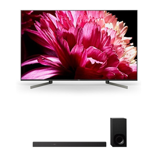 Sony XBR55X950G 55" BRAVIA 4K Ultra HD HDR Smart TV and HT-Z9F 3.1-Channel Dolby Atmos Sound Bar with Subwoofer - Black