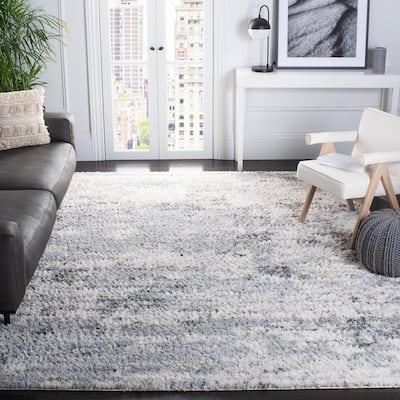 SAFAVIEH Berber Shag Dochina Abstract 1.25-inch Thick Rug