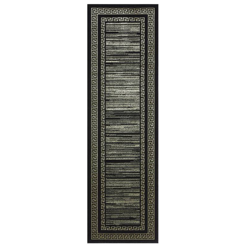 Ksamil Collection Abstract Border Area Rug