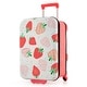preview thumbnail 1 of 18, Costway 20" Kids Rolling Luggage Foldable Hardshell Carry-on Suitcase - See Details Pink