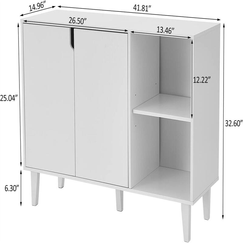 Buffet Cabinet - 15"D x 41.8"W x 32.5"H