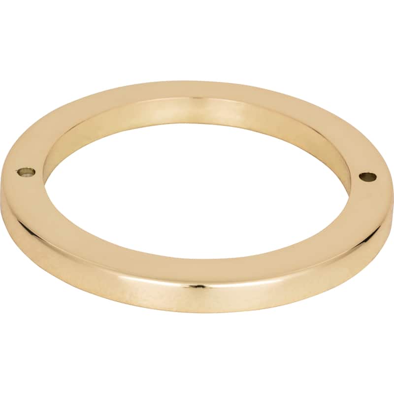 Atlas Homewares Tableau 3-3/8 Inch Diameter Cabinet Pull Backplate - French Gold