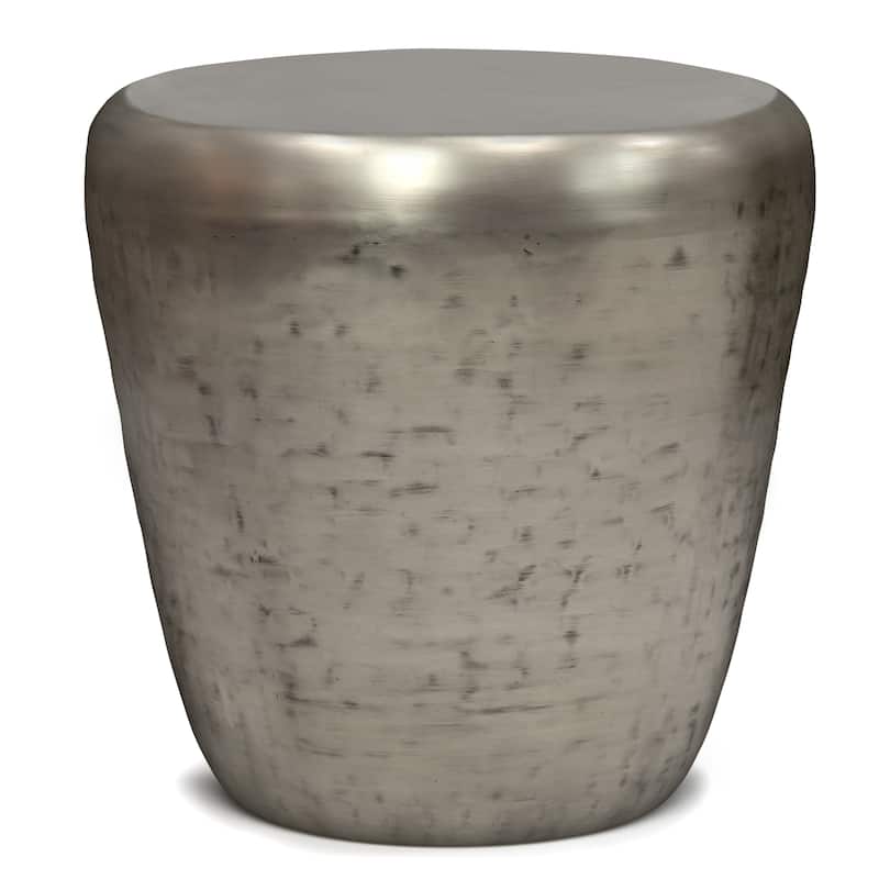 WYNDENHALL Beaton Industrial 20 inch Wide Metal Accent Side Table, Fully Assembled - 20 W x 20 D x 22 H