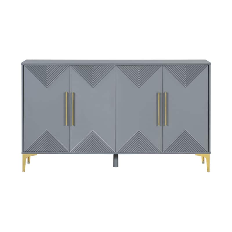 Unique Four Door Cabinet