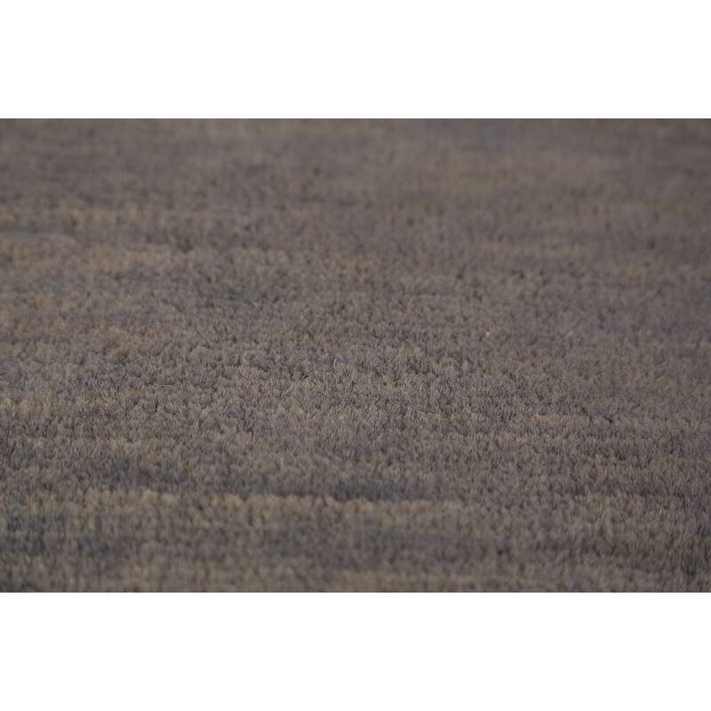 Gray Modern Gabbeh Oriental Area Rug Handmade Bedroom Wool Carpet - 4'11" x 6'5"