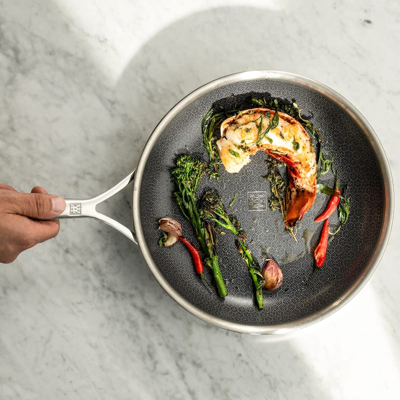 ZWILLING Peak Stainless Steel Ceramic Nonstick Dual Performance Fry Pan